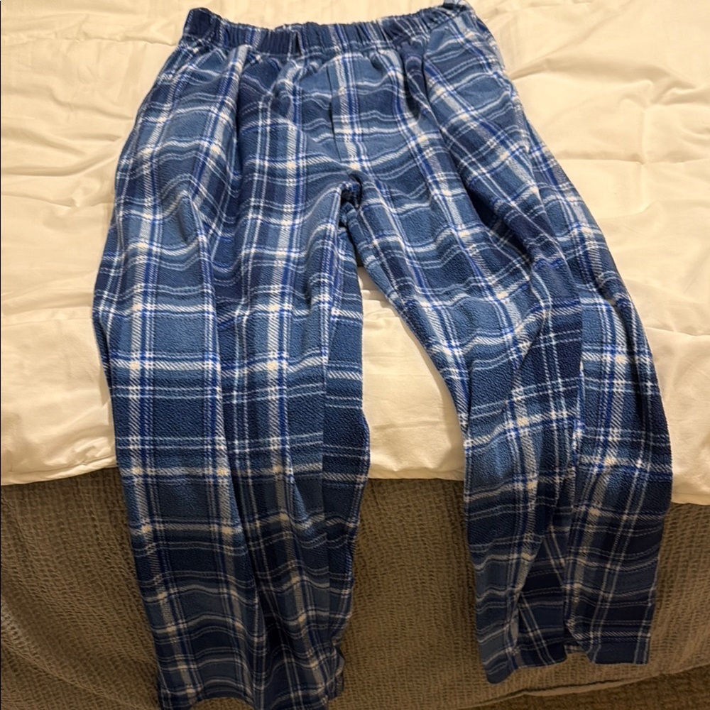 Blue Plaid Lounge Pants